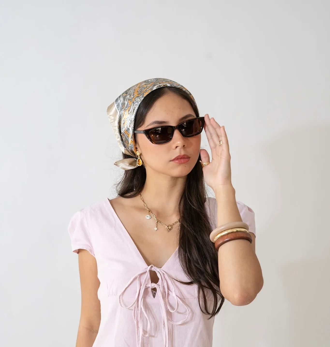 Victoria wearing Celeste sunglasses